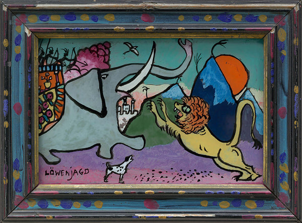 Wassily Kandinsky - Aslan Avı tablo