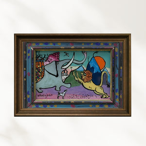 Wassily Kandinsky - Aslan Avı poster