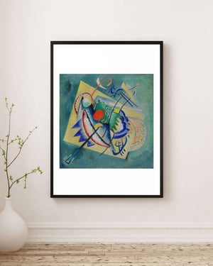 Wassily Kandinsky - Kırmızı Oval Çerçeve