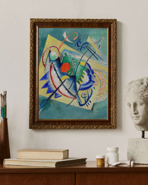 Wassily Kandinsky - Kırmızı Oval Fine Art Baskı