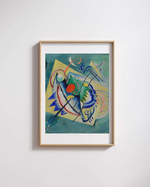 Wassily Kandinsky - Kırmızı Oval Fine Art Baskı