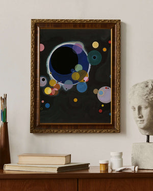 Wassily Kandinsky - Birkaç Daire Fine Art Baskı