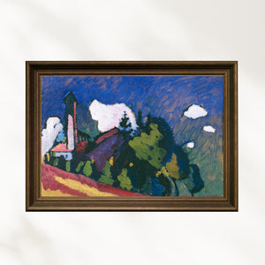 Wassily Kandinsky - Kuleli Manzara poster