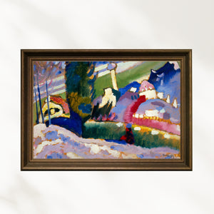 Wassily Kandinsky - Kiliseli Kış Manzarası poster