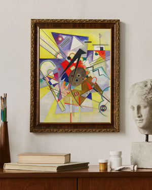 Wassily Kandinsky - Sarı Eşlik Çerçeve