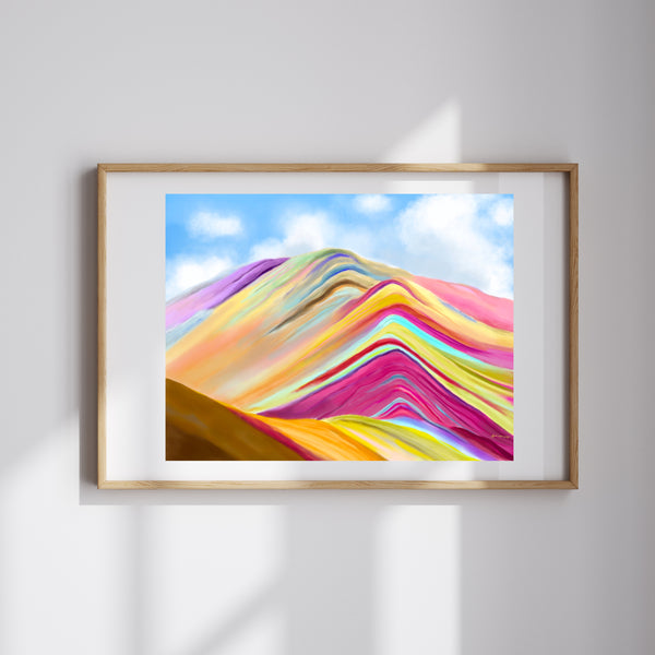 Ayşe Çelebi - Venicunca Dağı fine art baskı
