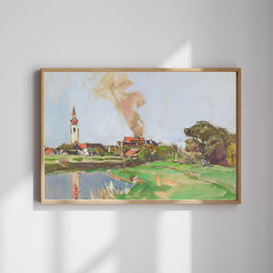 August Rieger - View of Kaiserebersdorf
