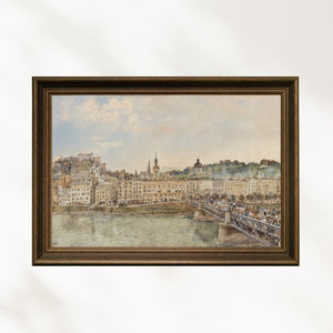 Rudolf von Alt - Salzburg Manzarası
