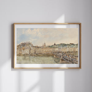 Rudolf von Alt - Salzburg Manzarası