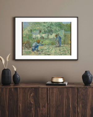 Vincent van Gogh - İlk Adımlar fine art baskı