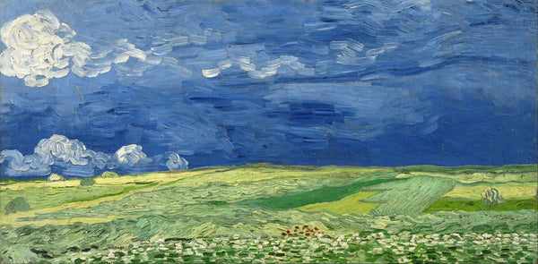Vincent van Gogh - Fırtına Bulutları Altında Buğday Tarlası