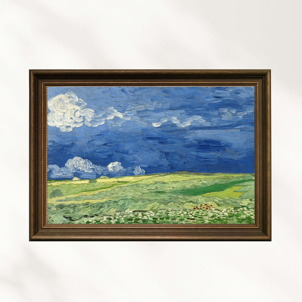 Vincent van Gogh - Fırtına Bulutları Altında Buğday Tarlası