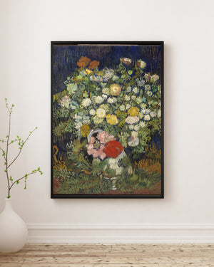 Vincent van Gogh - Vazodaki Çiçek Demeti poster