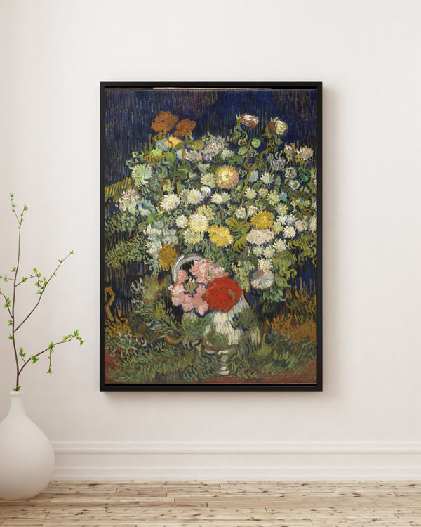 Vincent van Gogh - Vazodaki Çiçek Demeti poster