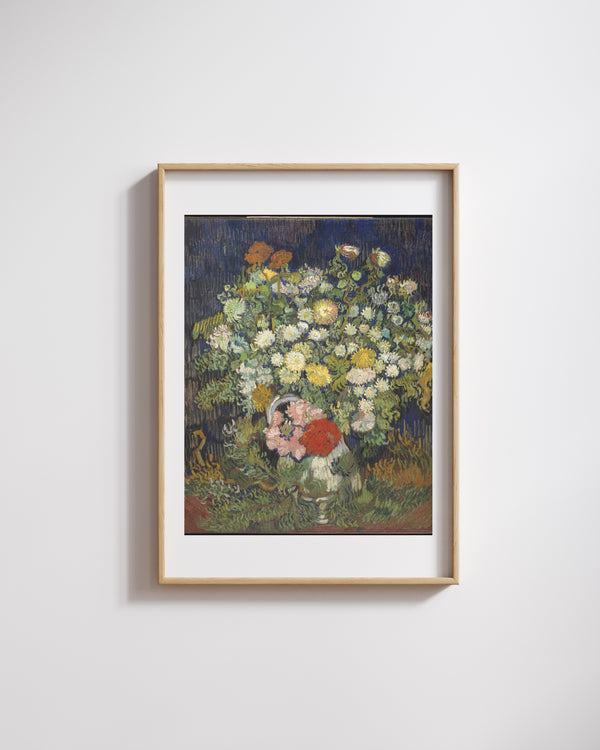 Vincent van Gogh - Vazodaki Çiçek Demeti fine art baskı