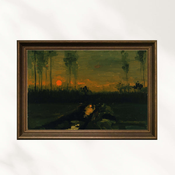 Vincent van Gogh - Akşam Manzarası