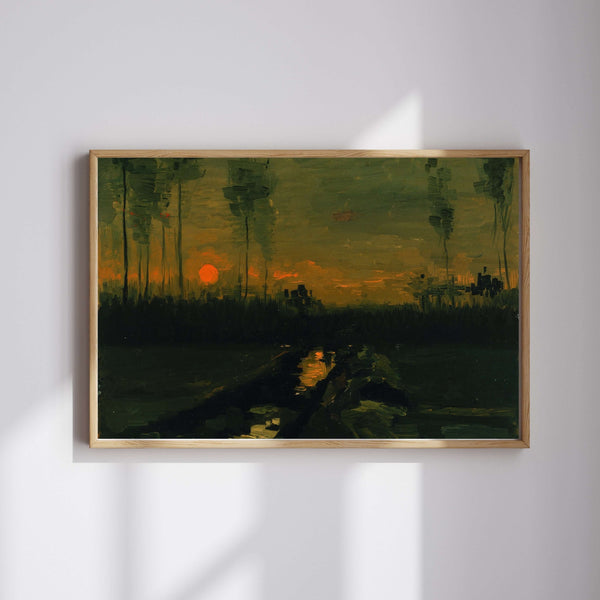 Vincent van Gogh - Akşam Manzarası