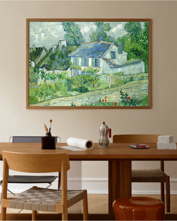 Vincent van Gogh - Auvers'deki Evler fine art baskı