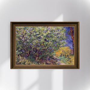 Vincent van Gogh - Leylak Çalısı poster