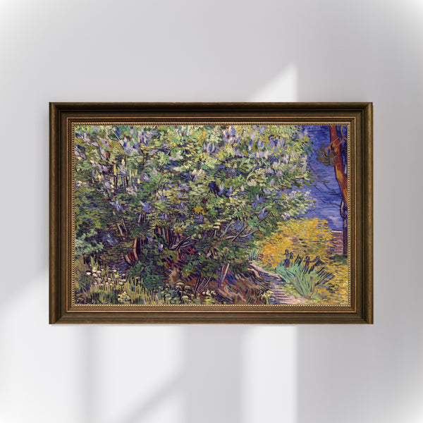 Vincent van Gogh - Leylak Çalısı poster