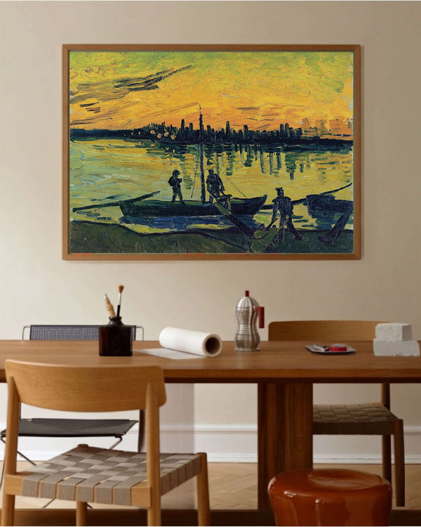 Vincent van Gogh - Arles’daki Liman İşçileri