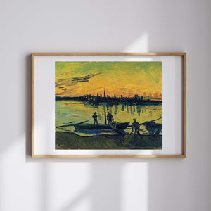 Vincent van Gogh - Arles’daki Liman İşçileri fine art baskı