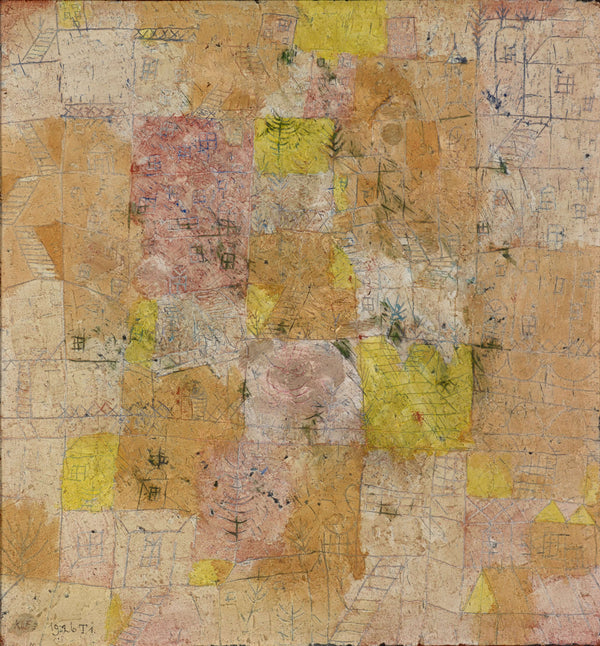 Paul Klee - Banliyö İdili fine art baskı