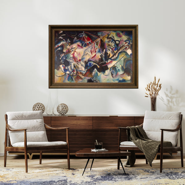 Wassily Kandinsky - Kompozisyon VI çerçeve