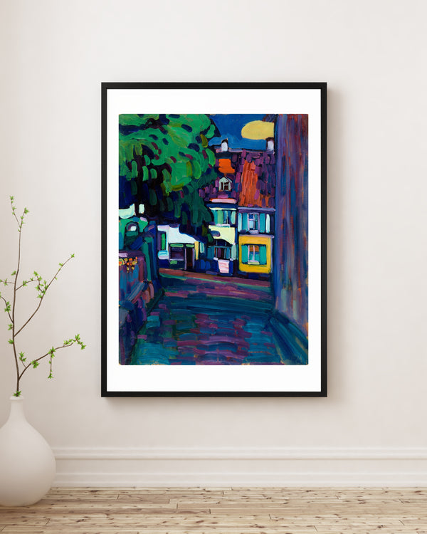 Wassily Kandinsky - Murnau Obermarkt'taki Evler