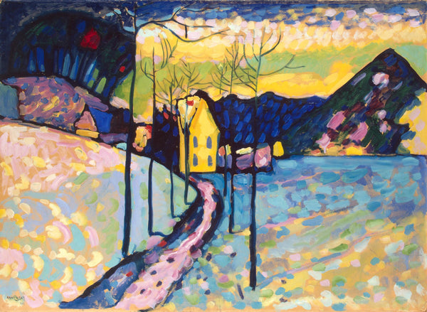 Wassily Kandinsky - Kış Manzarası tablo