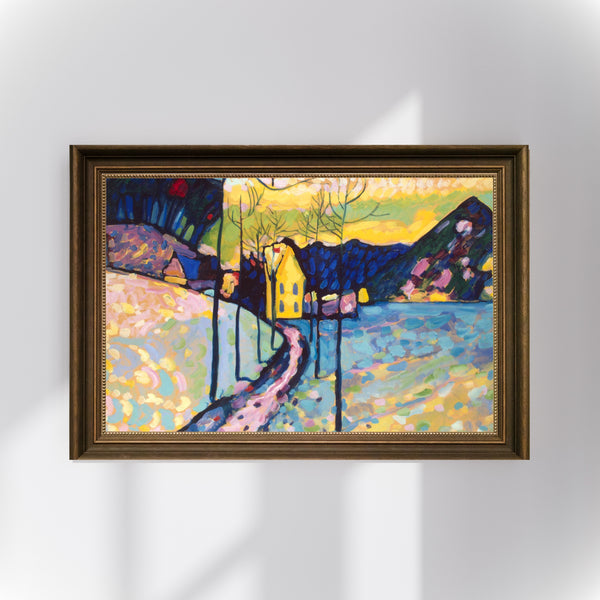 Wassily Kandinsky - Kış Manzarası poster