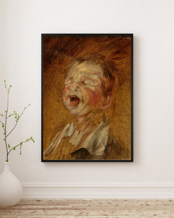 Wilhelm Busch - Çığlık Atan Çocuk poster