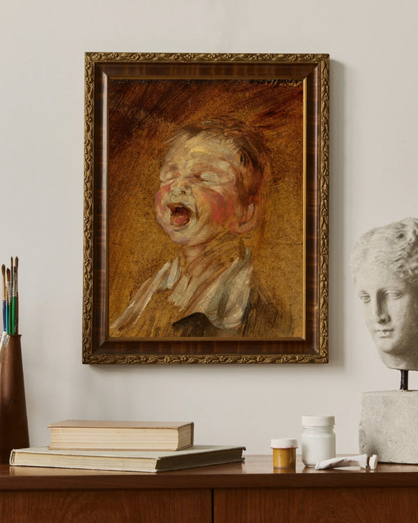 Wilhelm Busch - Çığlık Atan Çocuk çerçeve