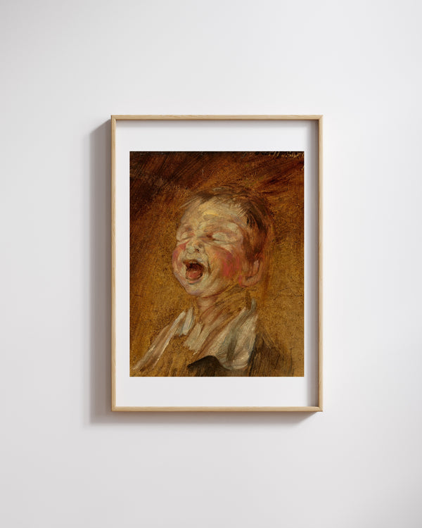 Wilhelm Busch - Çığlık Atan Çocuk fine art baskı