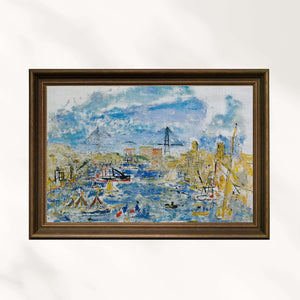 Wilhelm Thöny - Marsilya Limanı Fine Art Baskı