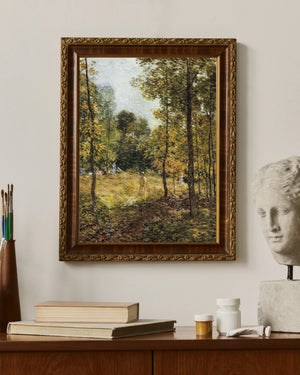 Willard L. Metcalf - Piknik Fine Art Baskı