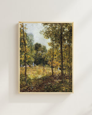 Willard L. Metcalf - Piknik Fine Art Baskı