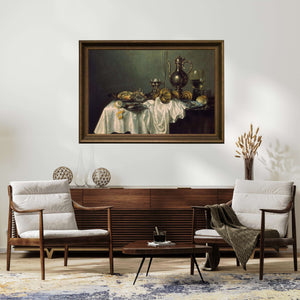 Willem Claesz. Heda - Yengeçli Kahvaltı fine art baskı
