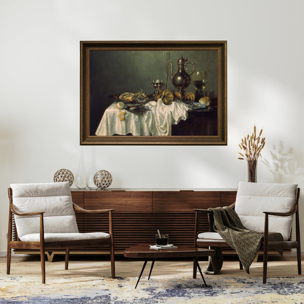 Willem Claesz. Heda - Yengeçli Kahvaltı fine art baskı