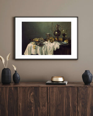Willem Claesz. Heda - Yengeçli Kahvaltı çerçeve