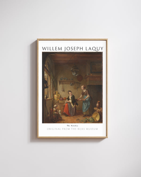 Willem Joseph Laquy - Mutfak poster