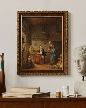 Willem Joseph Laquy - Mutfak Fine Art Baskı