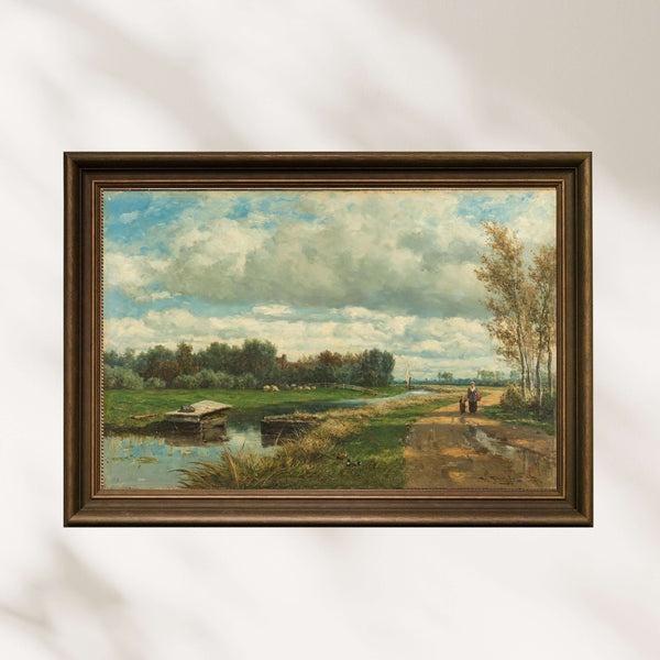 Willem Roelofs - Landscape Around Haga