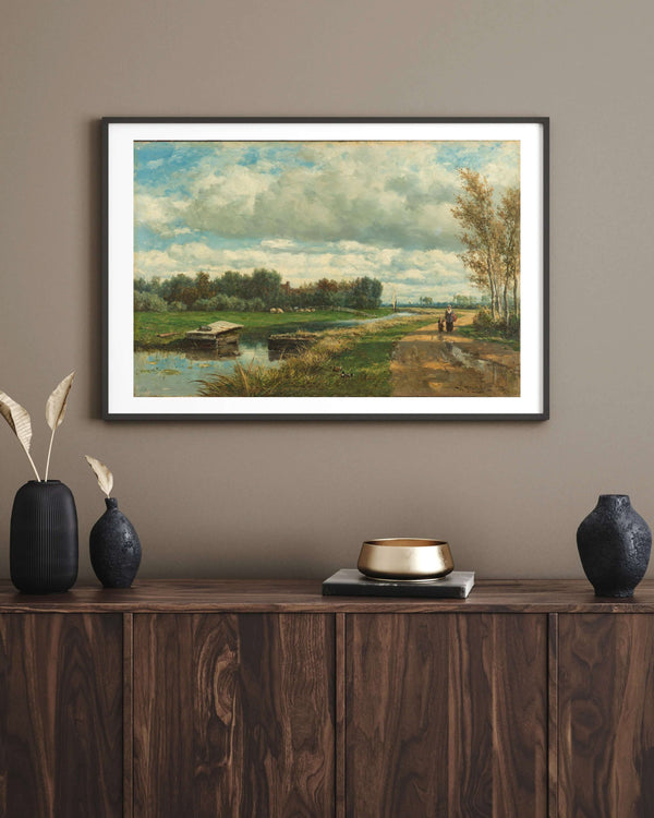 Willem Roelofs - Landscape Around Haga