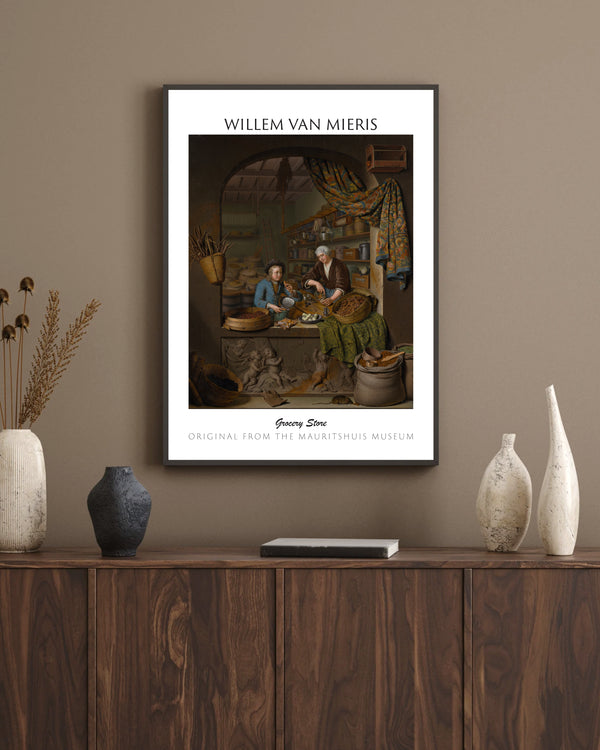 Willem van Mieris-Bakkal Dükkânı