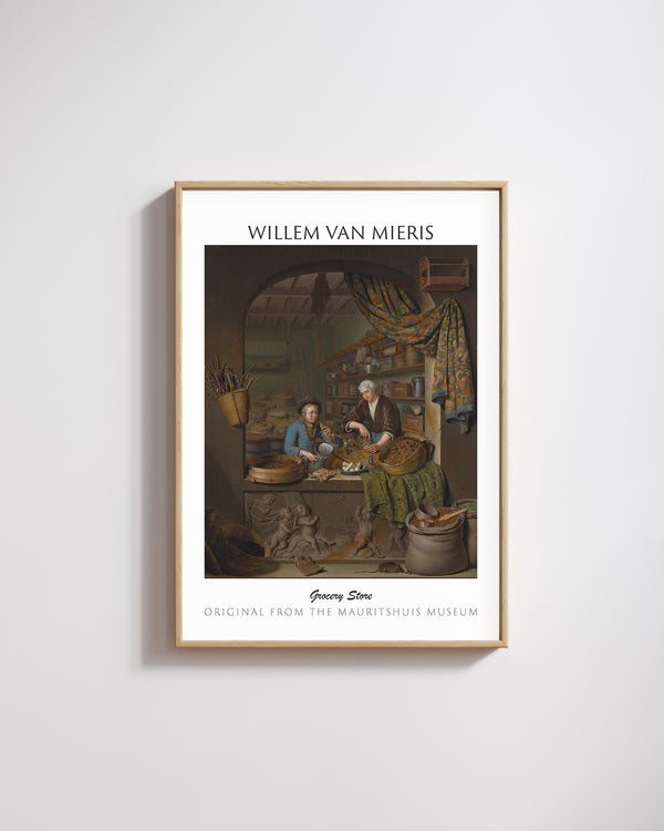 Willem van Mieris-Bakkal Dükkânı