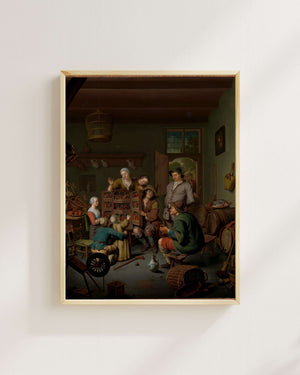 Willem van Mieris - Nadir Gösteri Fine Art Baskı
