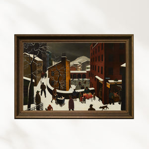 Franz Sedlacek - Şehirde Kış