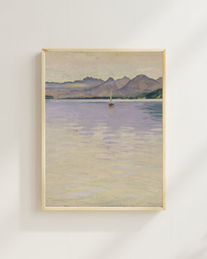 Koloman Moser - Alçak Ufuk Çizgisiyle Wolfgang Gölü