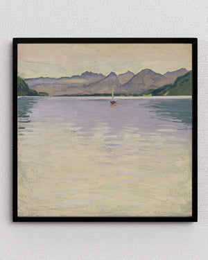 Koloman Moser - Alçak Ufuk Çizgisiyle Wolfgang Gölü
